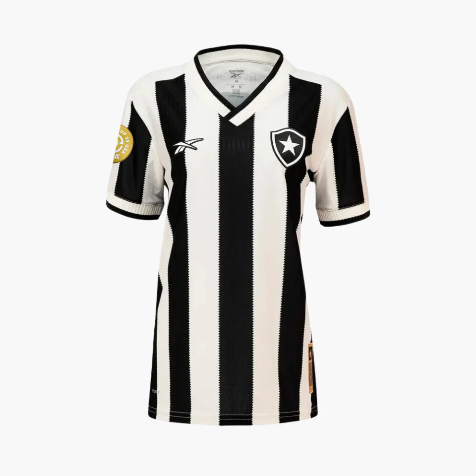 Camisa Feminina Reebok Botafogo 2024/25 I - Patch Mundial de Clubes