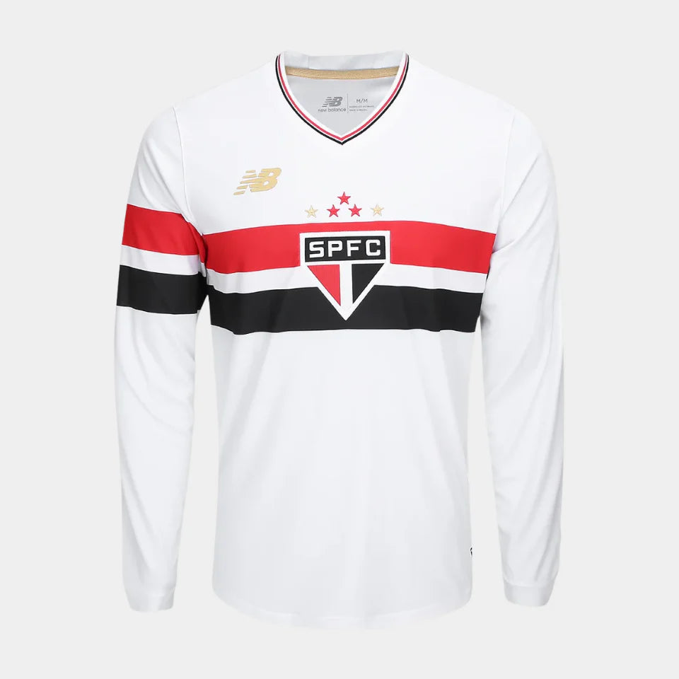 Camisa New Balance Manga Longa São Paulo 2025/26 I