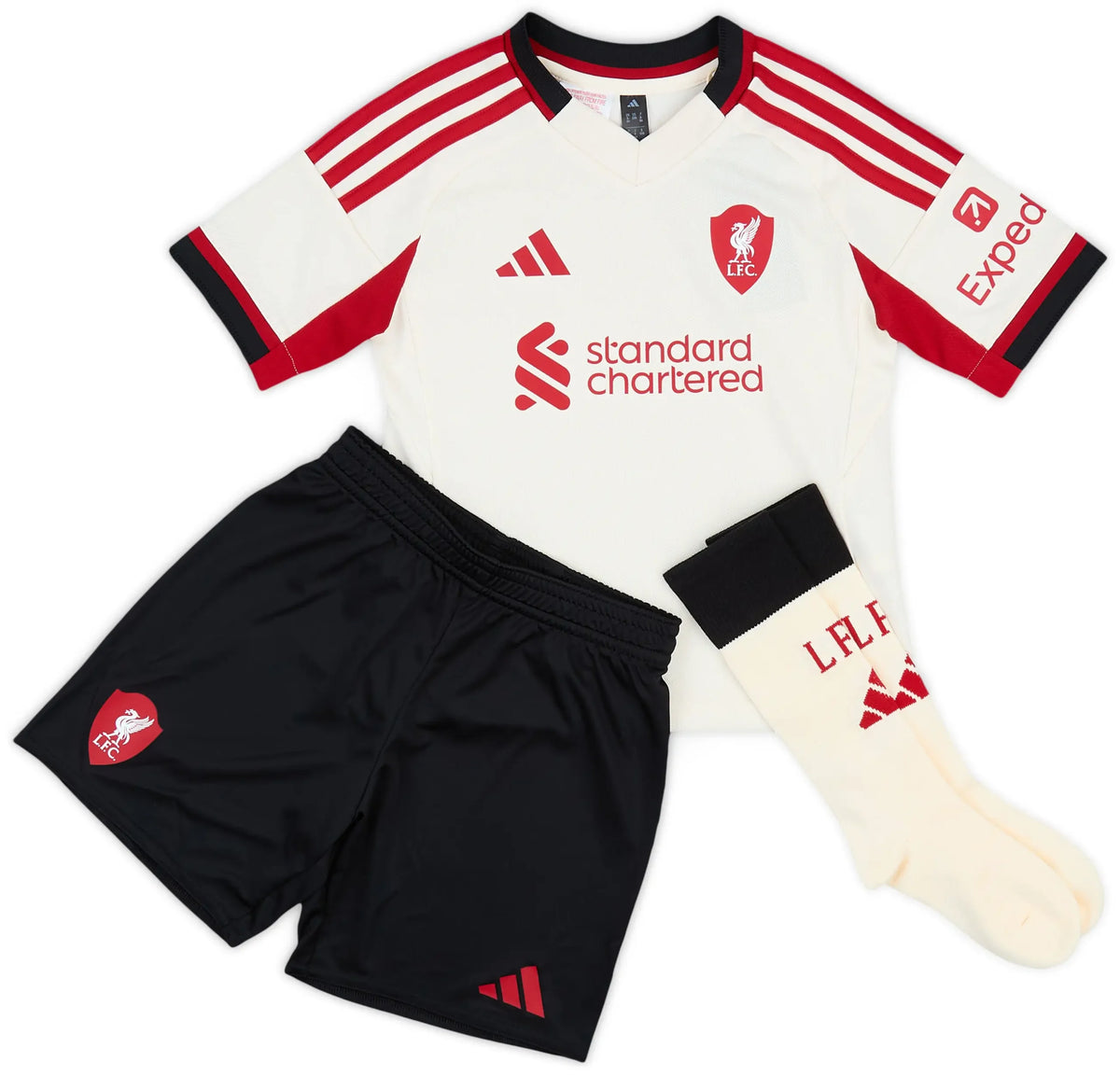 2025-26 Liverpool Away Kit Kids