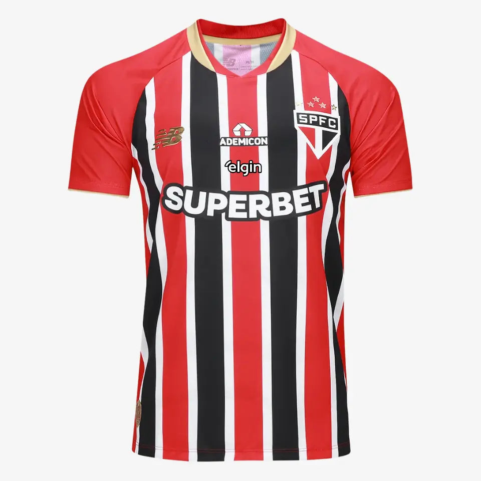 Camisa New Balance São Paulo 2025/26 II Jogador Com Patrocínios [Slim Fit]