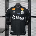 Santos 25/26 Player All Sponsor Special Edition Black - Slim Fit