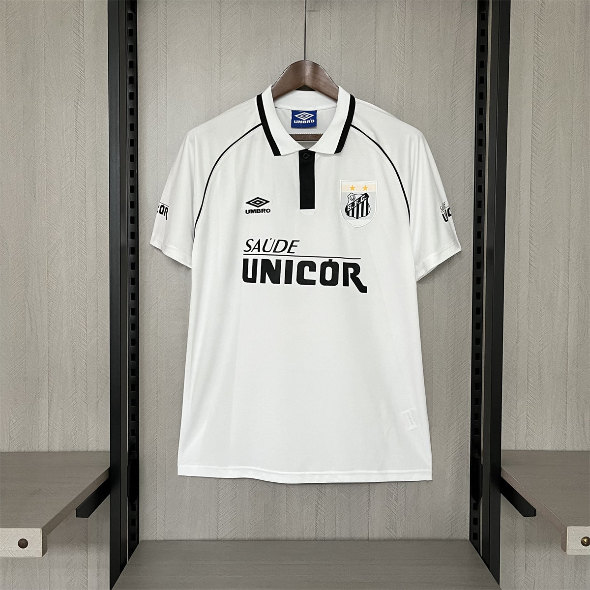 Santos 1997 I Home Jersey - Retro Version