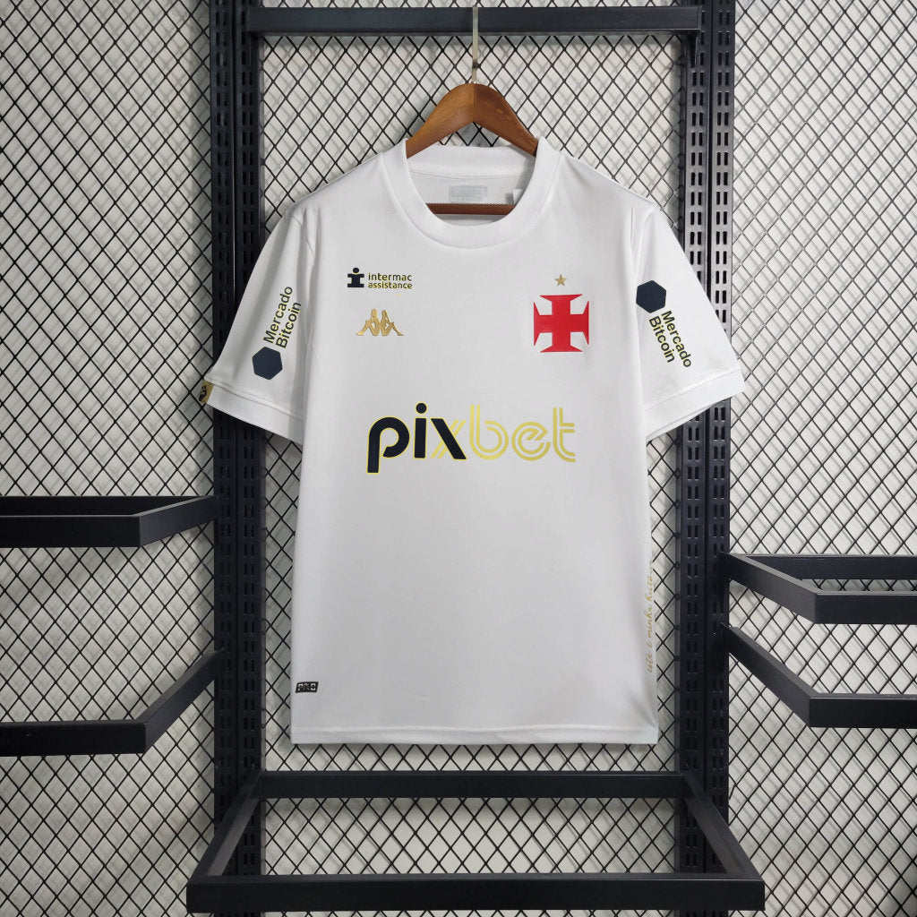 Vasco 23/24 Goalkeeper Jersey - White - All Sponsors - Fan Version