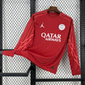 Paris Saint-Germain 2025/26 Red goalkeeper Long Sleeves Jersey