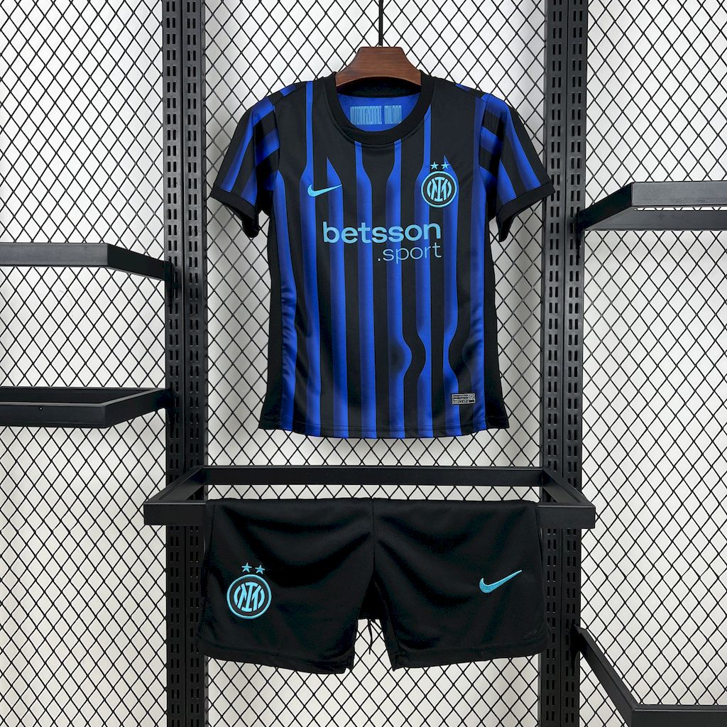 Inter Milan 2025/26 Home Kids Kit