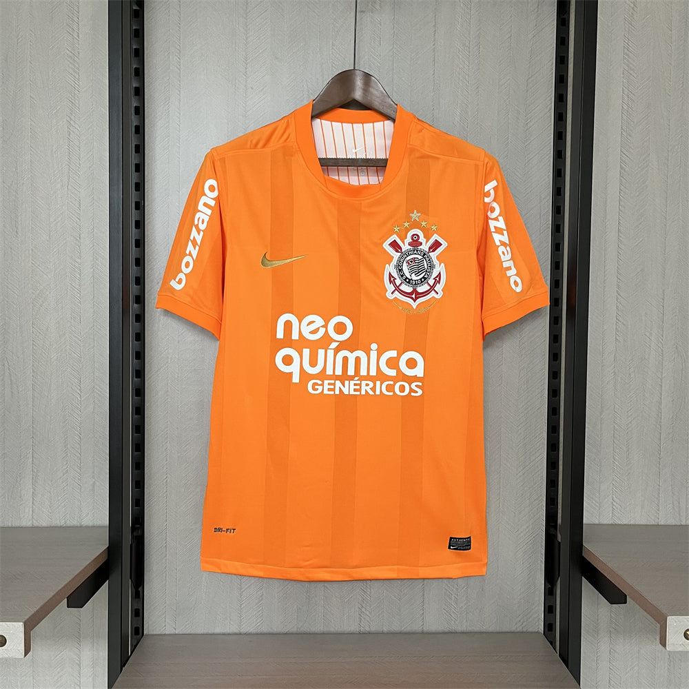 Corinthians 2010 Goalkeeper Orange Jersey - Retro Version