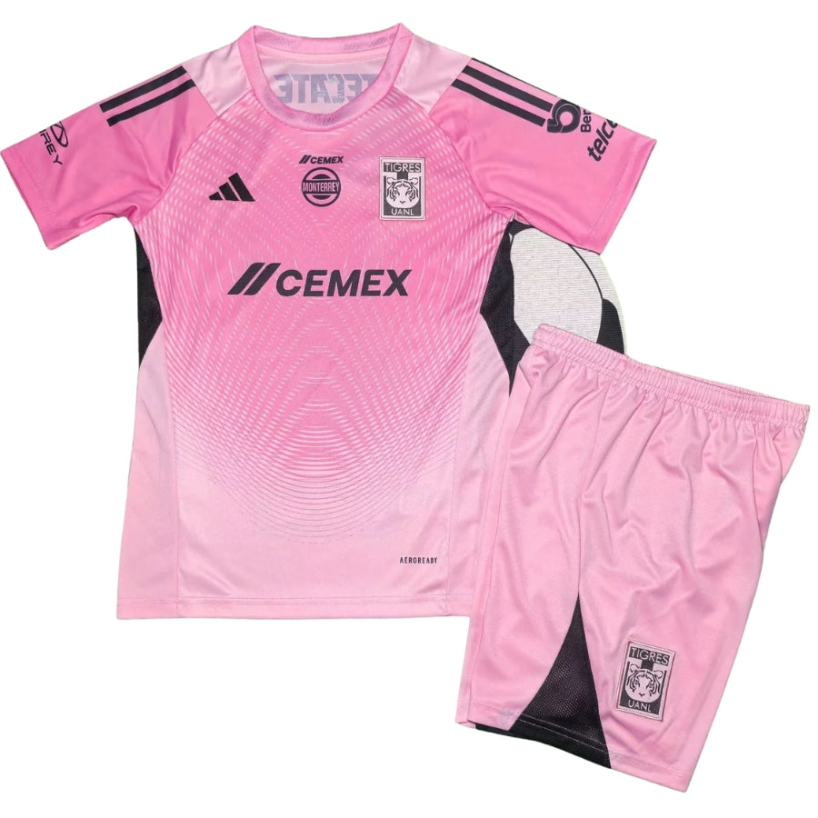 Kids Kit Tigres UANL GK Away 2025/26