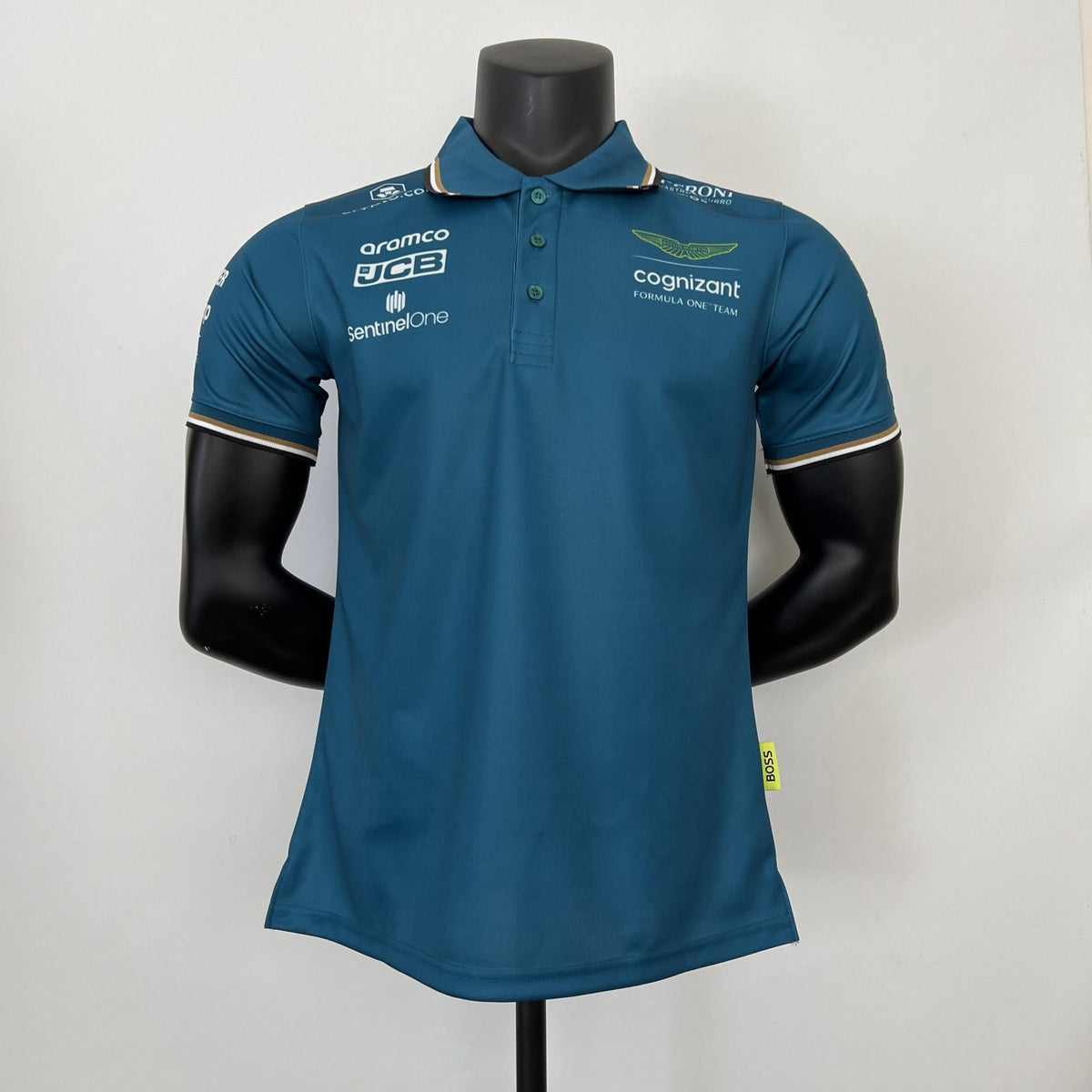 T-Shirt F1 Aston Martin 2023 - #Alonso - #14 - Green Polo