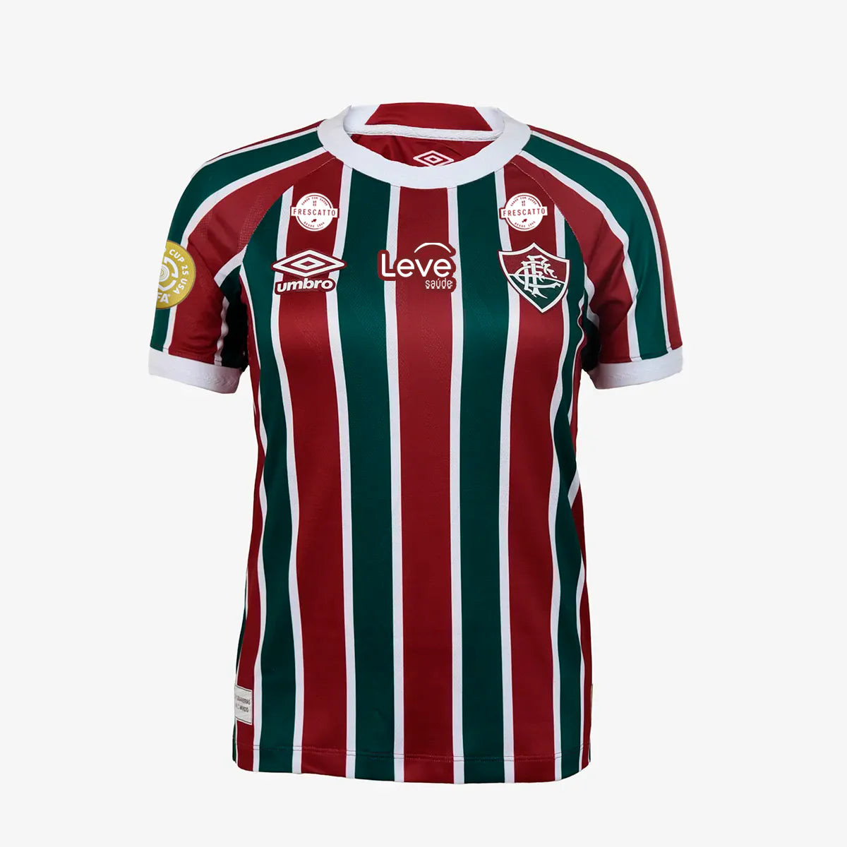 Camisa Feminina Umbro Fluminense 2025/26 I - All Sponsor e Patch Mundial