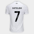 Santos I 25/26 Soteldo n° 7 - Branco+Cinza Fan Versión