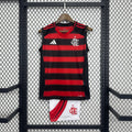 Flamengo 2025/26 Kid Kits Infantil - Manga curta Regata