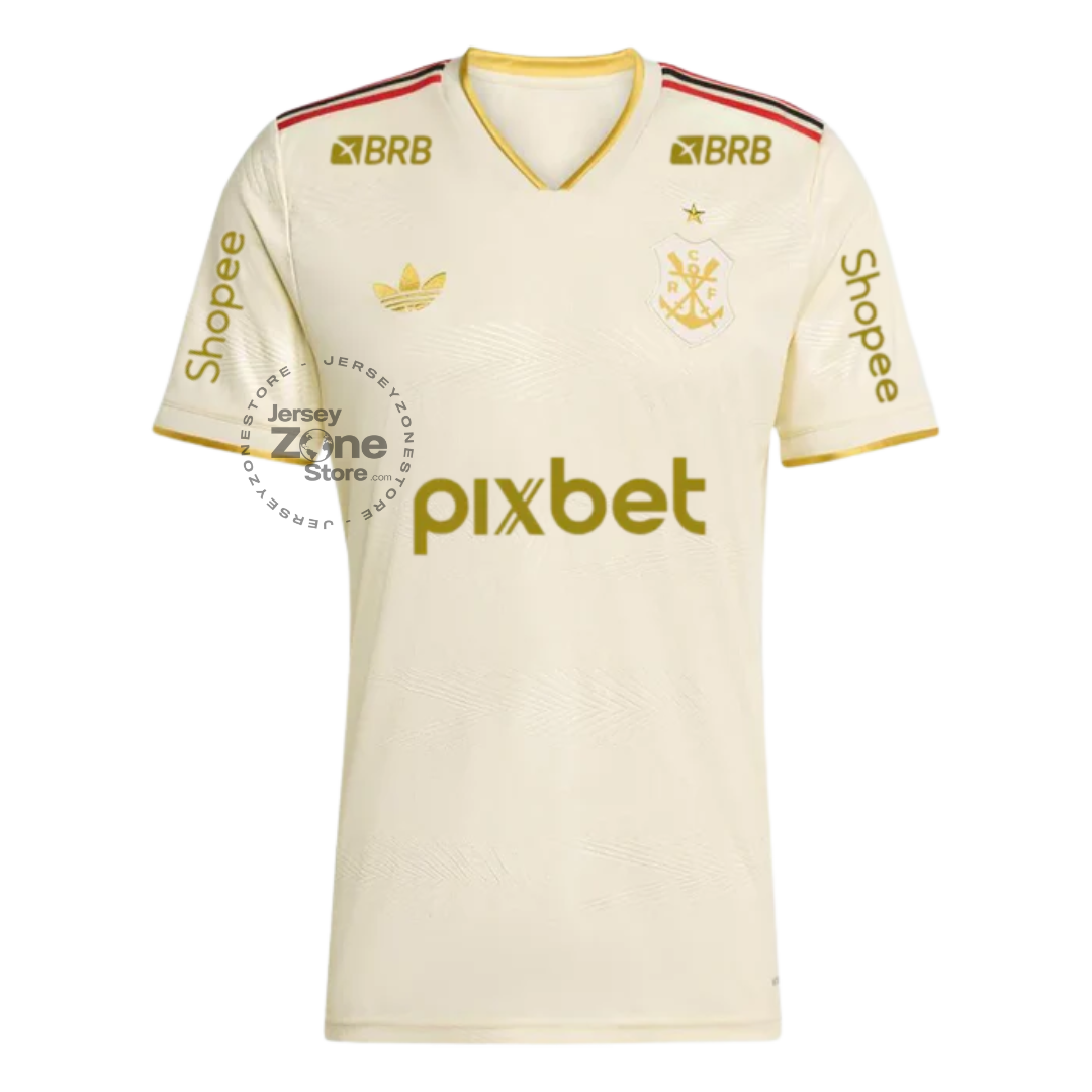 Manto Flamengo Jogo 3 2025/26 – Fan version All Sponsor