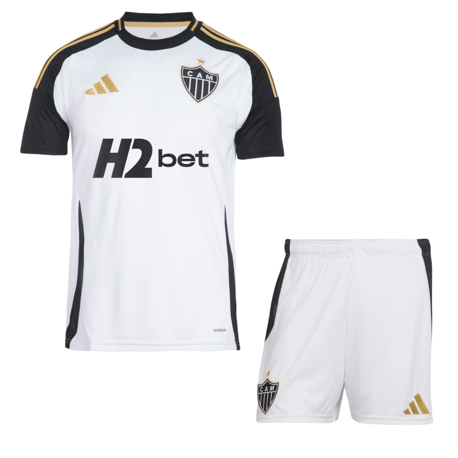 Kids Kit Atlético Mineiro Away Fan Jersey 2025/26