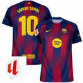 Barcelona Lamine Yamal 10 Home Fan Jersey 2025/26 - La Liga Patch