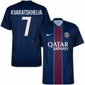 PSG Kvaratskhelia 7 Home Fan Jersey 2025/26