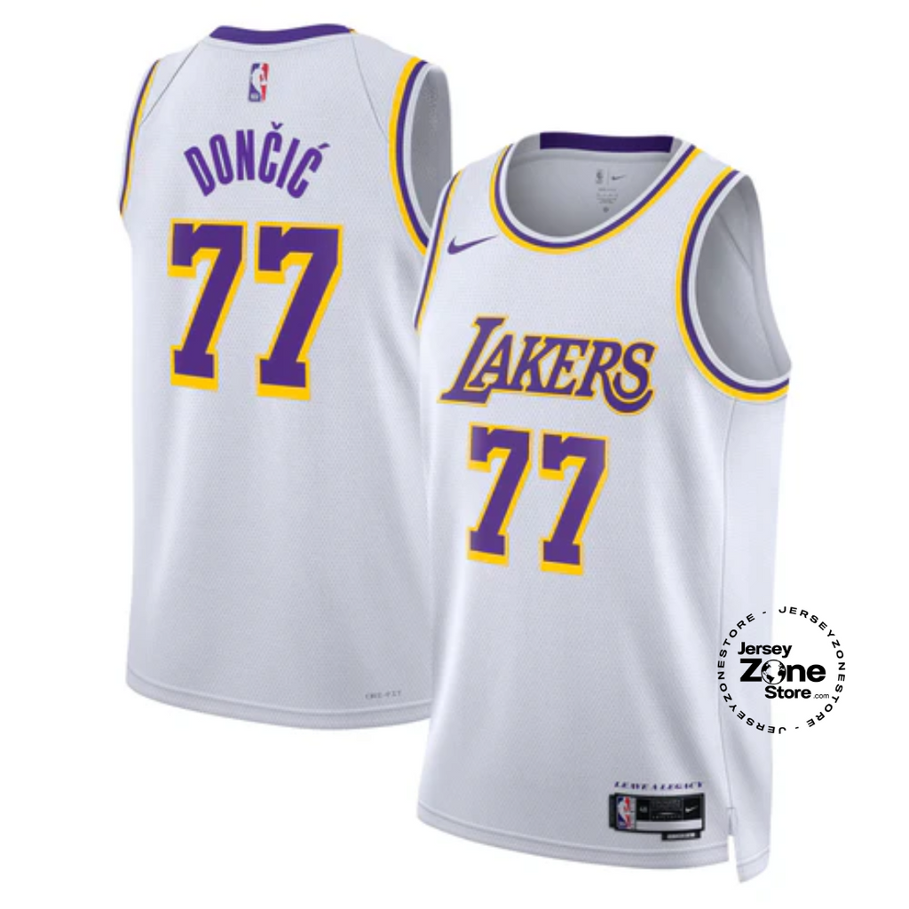Luka Dončić - Los Angeles Lakers Association Edition 2024 NBA Jersey - White - Unisex