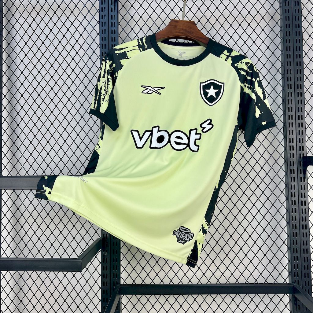 Botafogo 2025/26 Pre-match training Light green - Fan Version