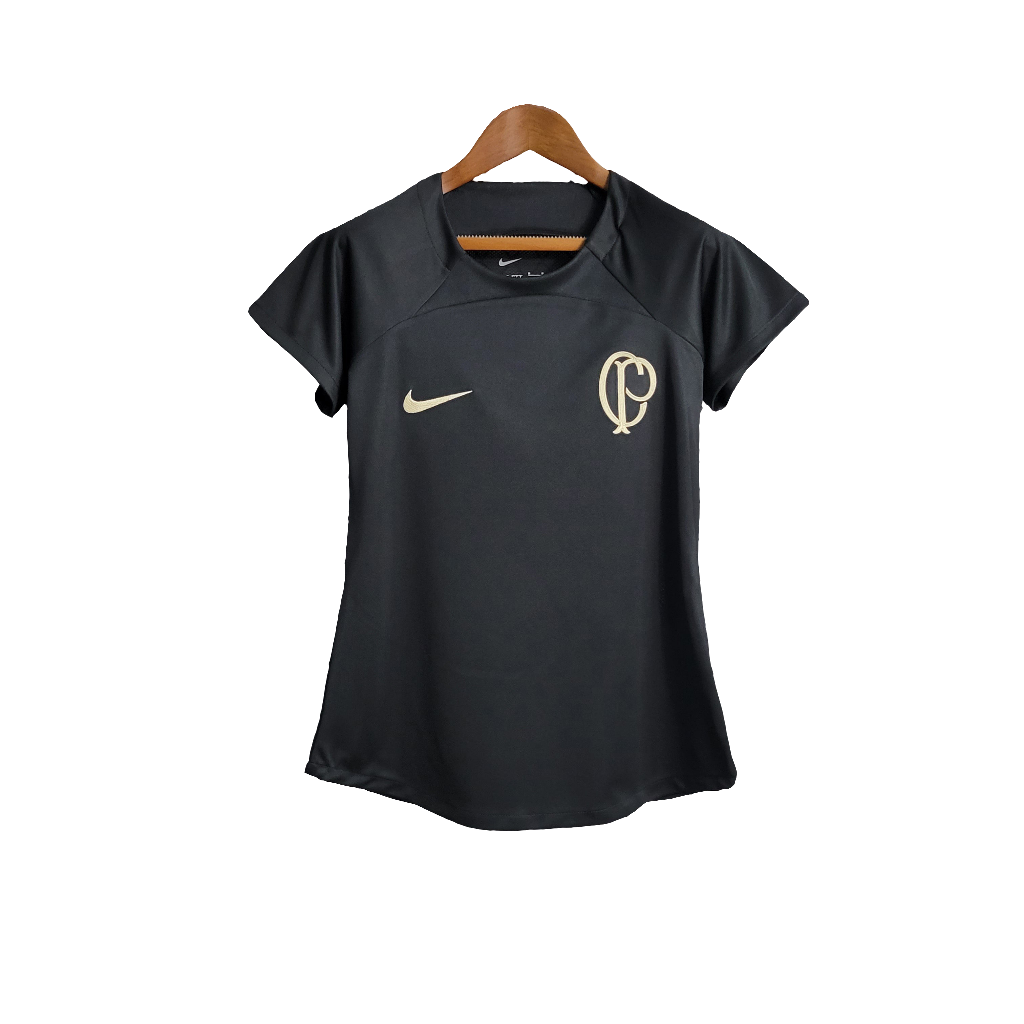 Corinthians 22/23 Training Jersey - Black - Women's