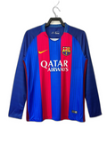 Barcelona 16/17 I Home Jersey - Long Sleeve Retro Version