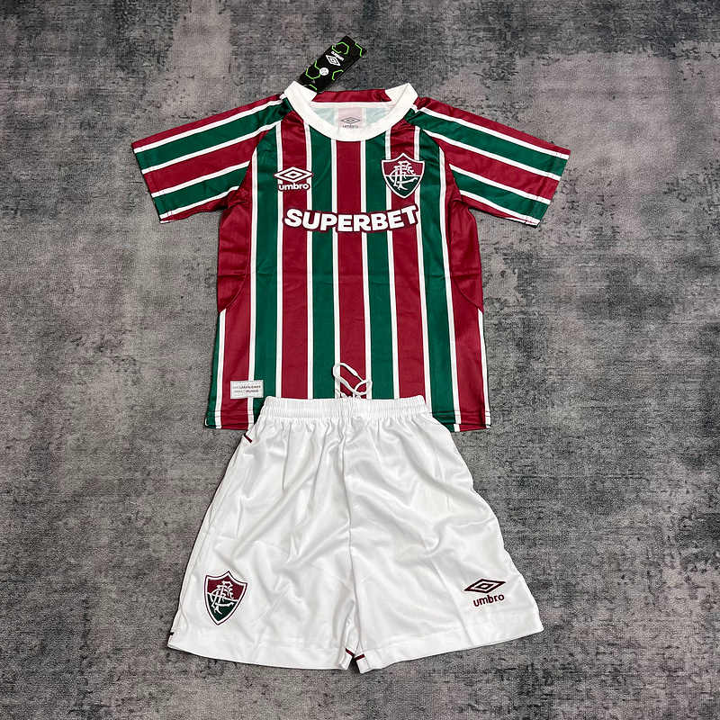 25/26 kids Fluminense Home Jersey