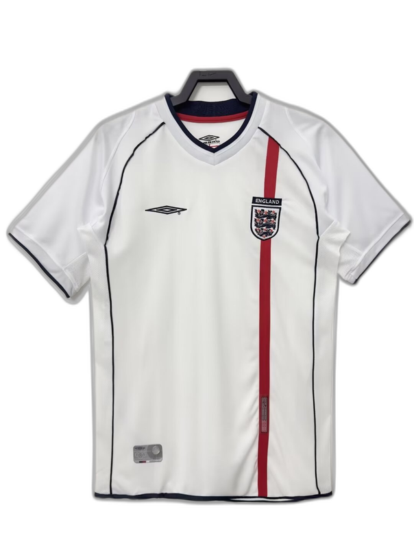 England 2002 I Home Jersey - Retro Version