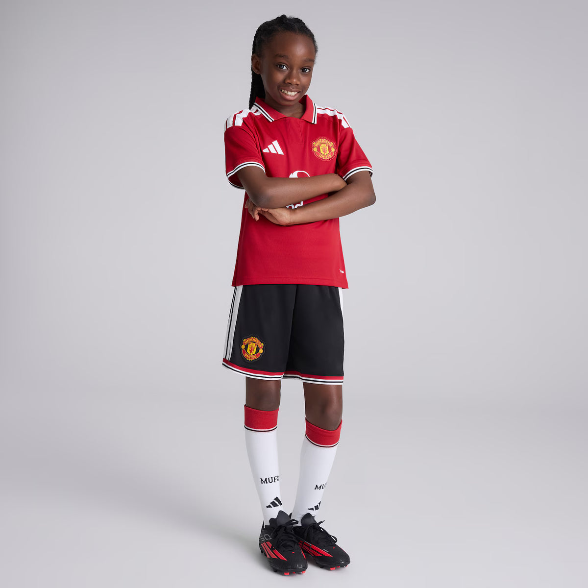 Manchester United Kit Kids 26/27 Home Jersey and Shorts