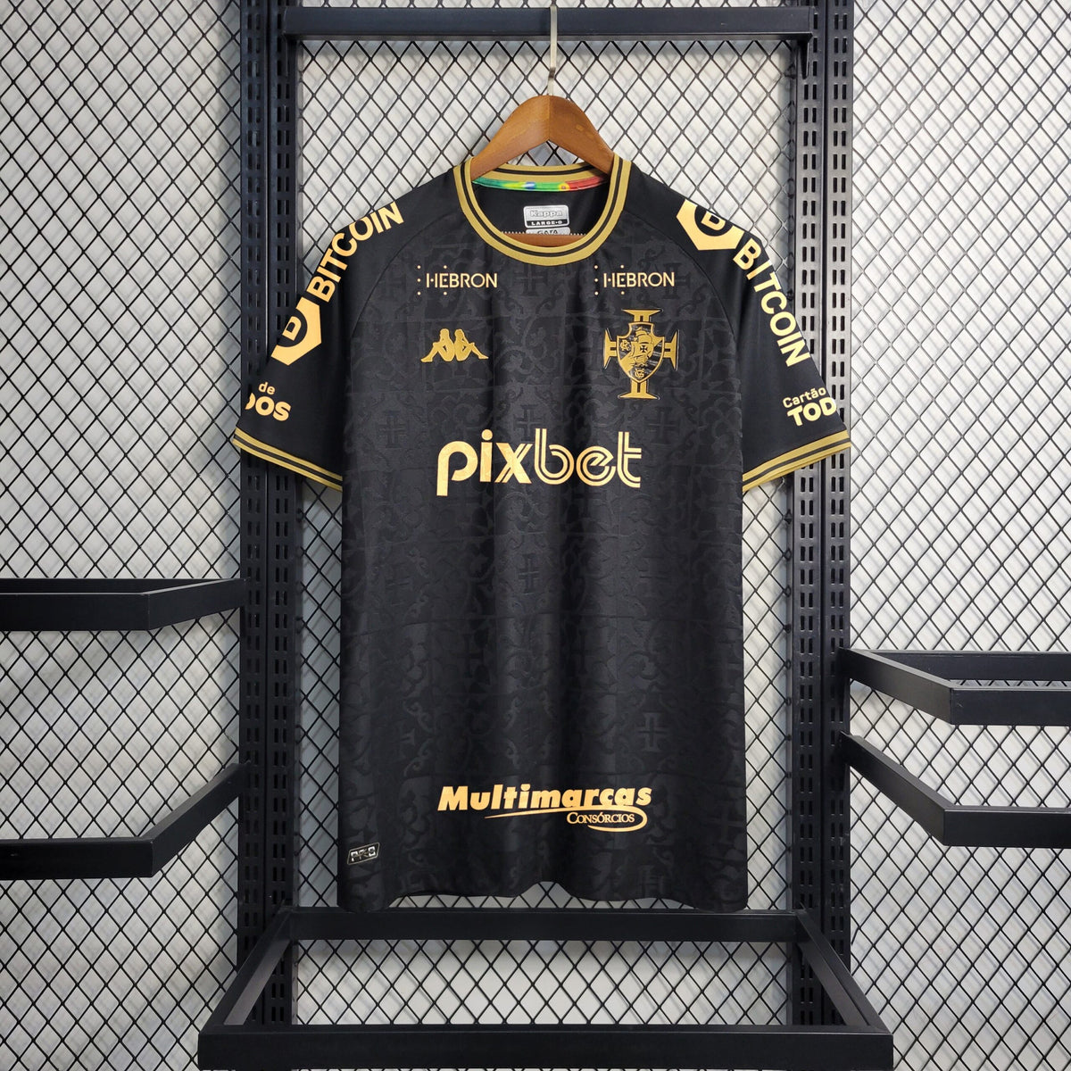 Vasco 22/23 Goalkeeper Jersey - Black - All Sponsors - Fan Version