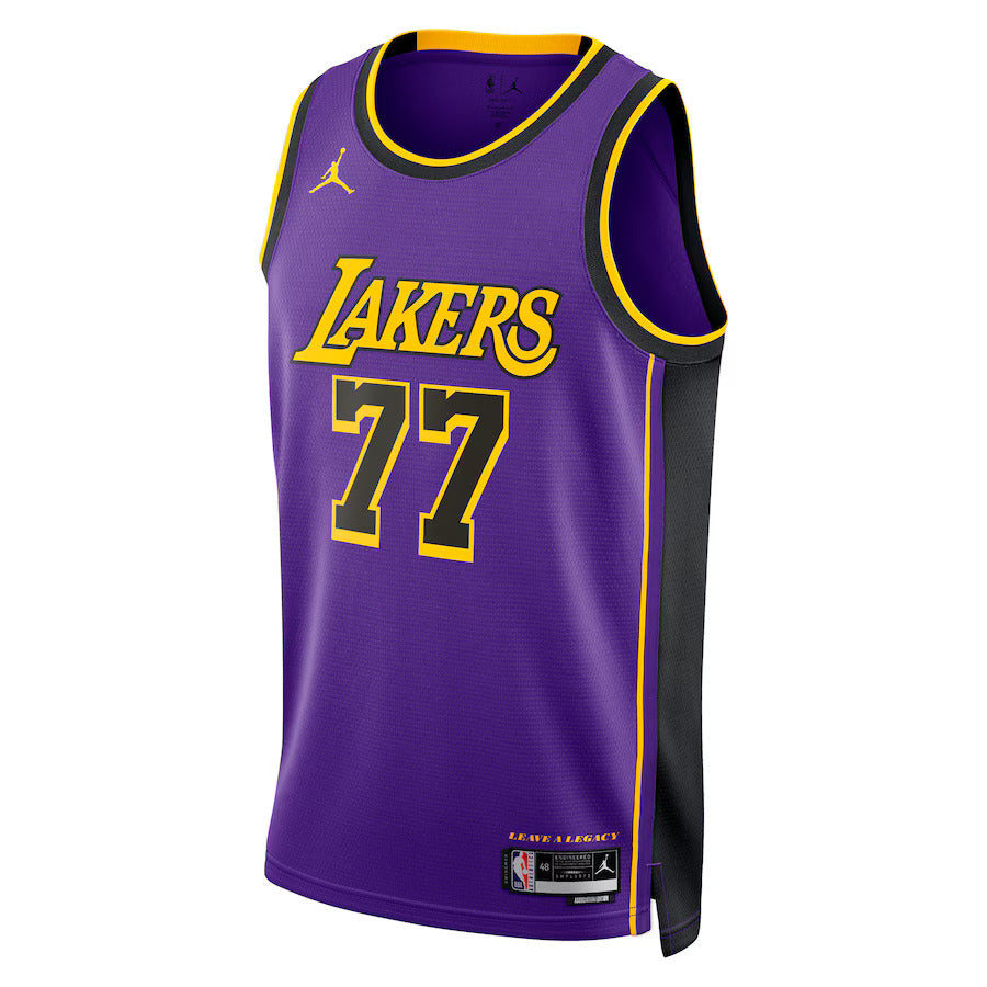 Luka Dončić - Los Angeles Lakers Statement Edition 2024 NBA Jersey - Purple - Unisex