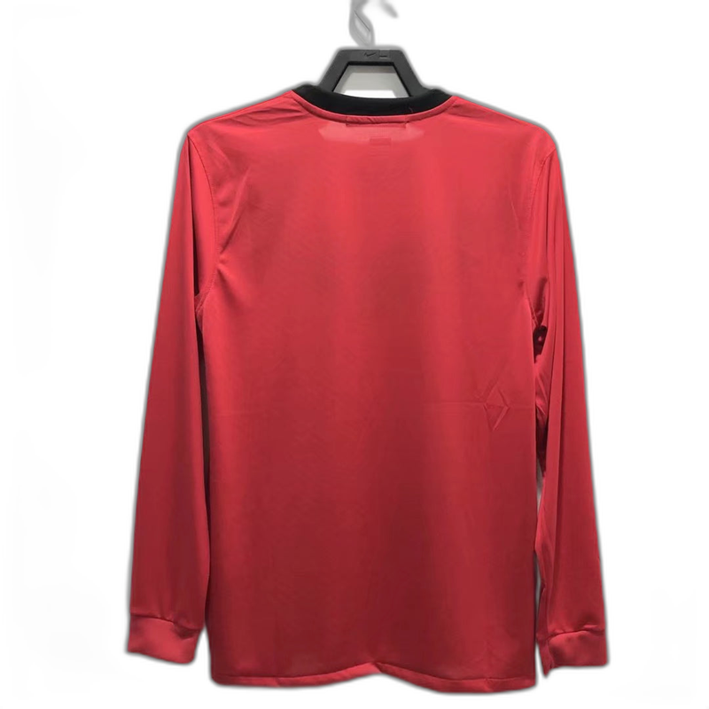 Manchester United 2010 I Home Jersey - Long Sleeve Retro Version