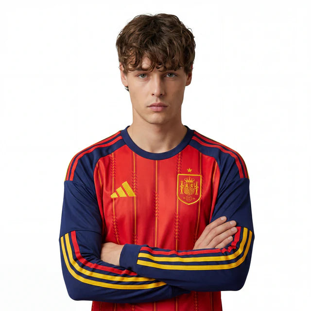 Jersey Spain 2026 Home Long Sleeved World Cup